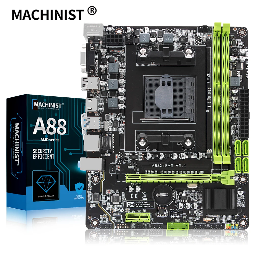 Материнская плата AMD A88 socket FM2/FM2 + DDR3 16 Гб поддержка A10 A8 A6 A4 Athlon2 x4 интегрированная