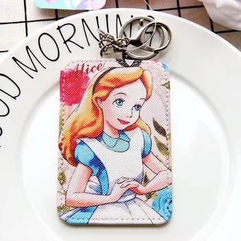 

IVYYE Fashion Mermaid Princess Anime Plush Card Holder PU Cartoon Credit ID Bags Coin Bus Card Wallet Kid Girls Gifts New