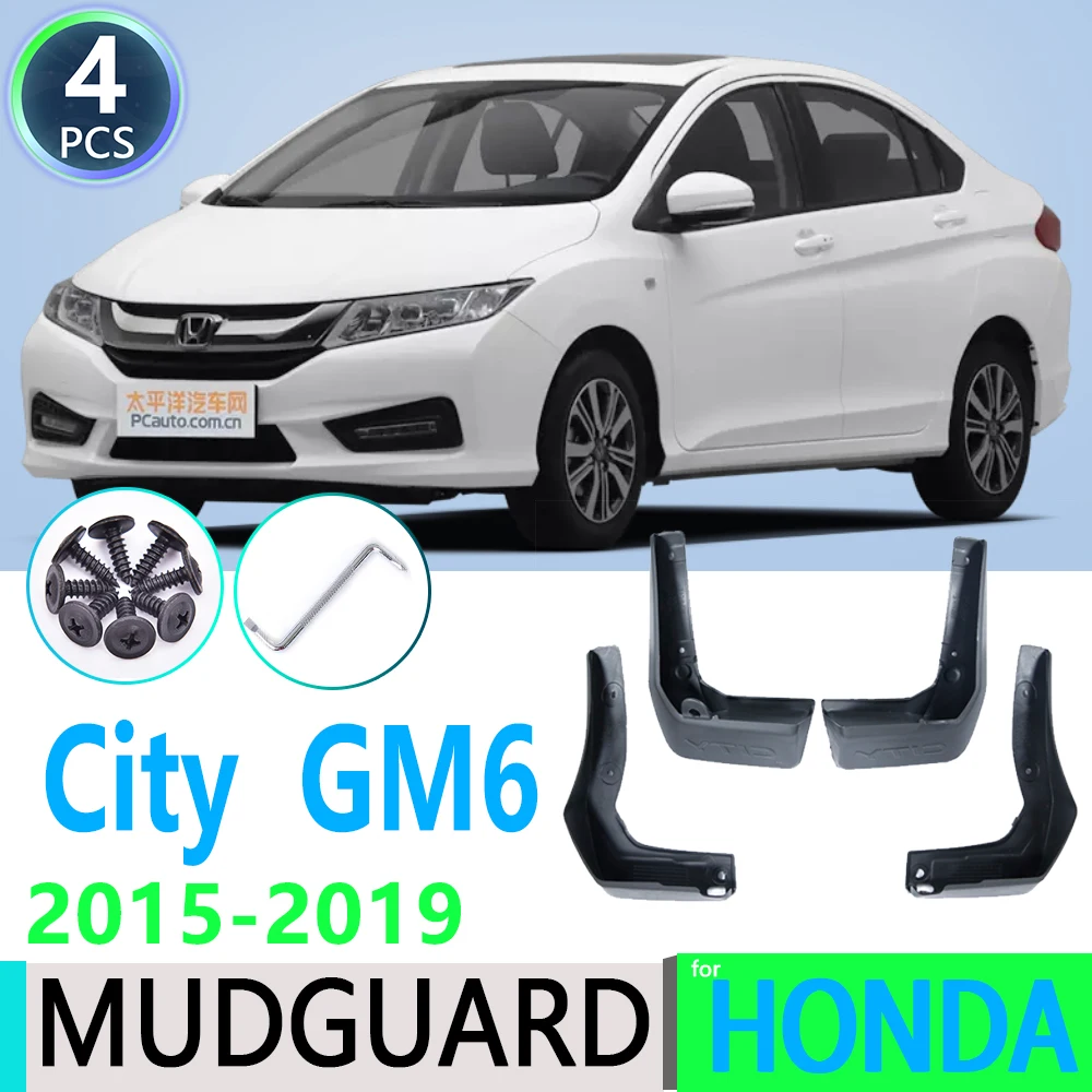 Брызговики для Honda City GM6 2015 2016 2017 2018 2019|Грязезащита| |