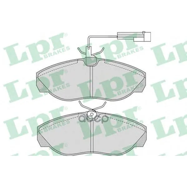 Колодки Тормозные Citroen Jumper/Fiat Ducato/Peugeot Boxer 1.8t 94- Пер.С Дат Lpr 05p965 Lpr арт. 05P965
