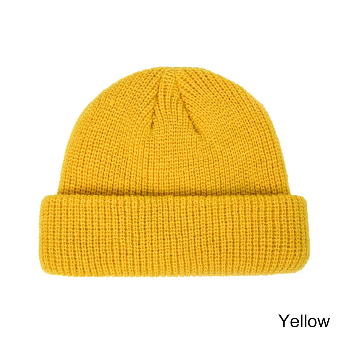 REAKIDS новая детская круглая шапочка Шапка Кепка для мальчиков и девочек универсальная Кепка хлопковая детская шапка вязаная детская шапка - Цвет: Yellow