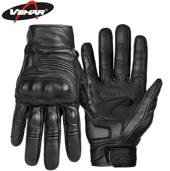 

Motorcycle Gloves Women Leather Touch Screen Locomotive Bike Glove Full Finger Moto Motorbike Motocross Guantes Luvas
