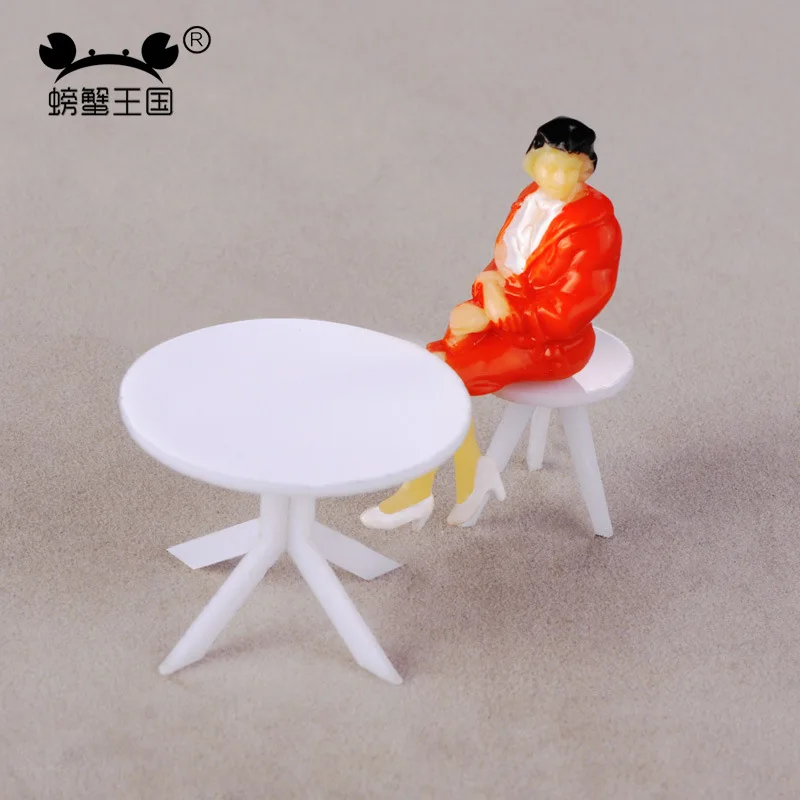  Crab Kingdom Sand Table Building Model Material Furniture Decoration Material Circle Chair