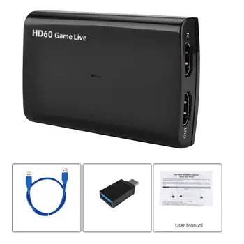 

1080P HDMI Video Capture Card Usb 3.0 Hdmi Game Recording Live Streaming Device Hd60 Hd Game Live Box