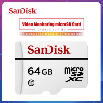 

SanDisk micro SD Card 32GB 64GB High Endurance Video Monitoring microsd Memory Card Class10 20MB/S TF Card SDSDQQND
