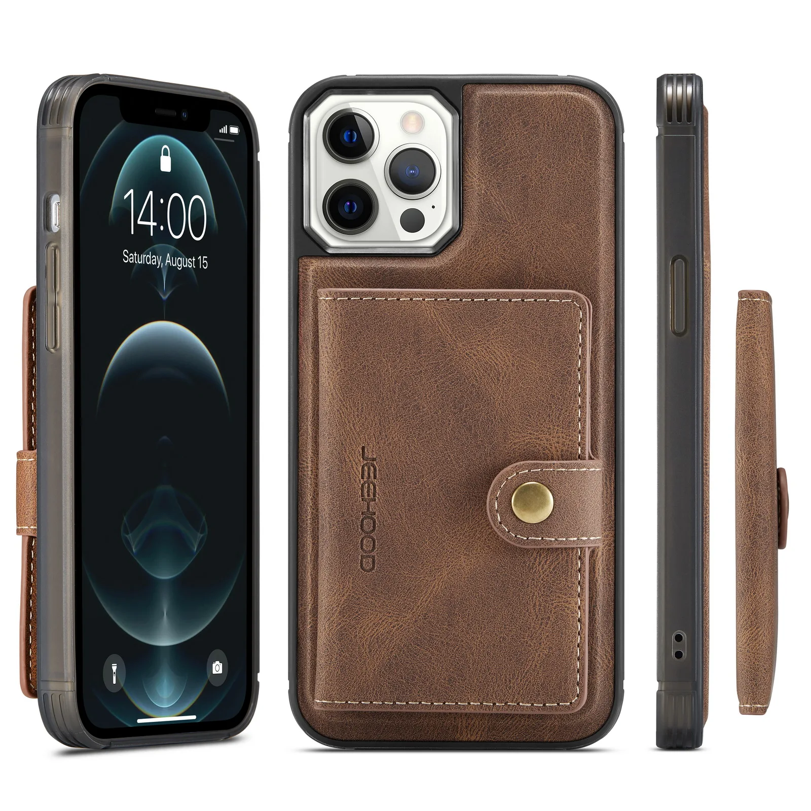 iPhone Luxury Branded Trunk Leather Phone Case Cover – Season Made