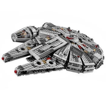 

Lepinblock Star Wars Millennium 05007 Falcon Spacecraft Compatible 75105 79211 05004 Building Blocks Toys X-wing Fighter Gifts