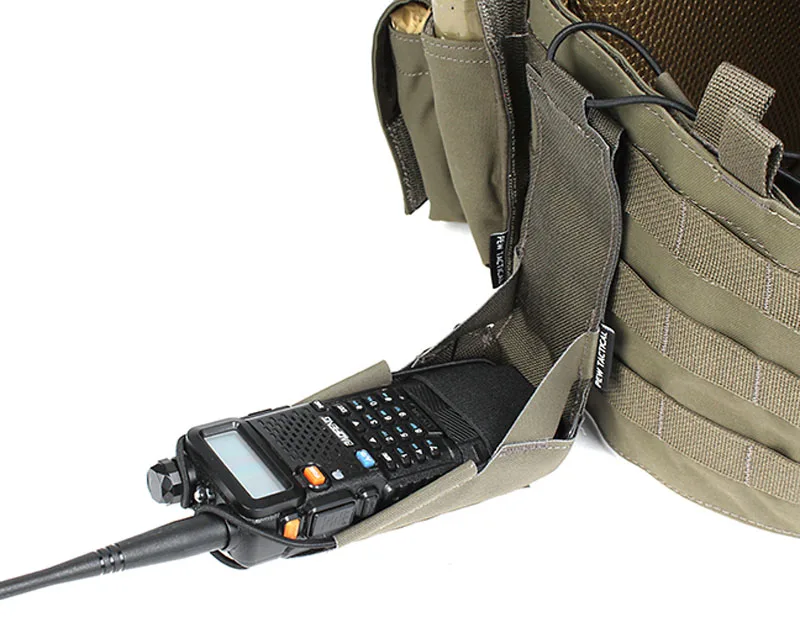 Outdoor CS TACTICAL Gridlok BAOFENG/POFUNG UV5R UV82 Radio Pouch Molle Pouch Intercom Walkie Talkie Bag images - 6