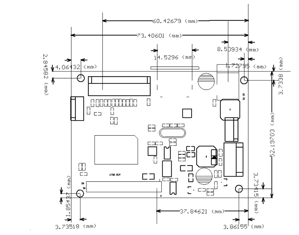 PCB800661 один HDMI привод плата HDMI адаптер LVDS плата ЖК-экран Привод пластина 7 дюймов-42 дюймов