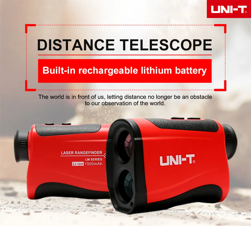 Лазерный дальномер UNI-T телескоп дальномер высота угол измерения функция LM600 Гольф лазерный измерительный инструмент