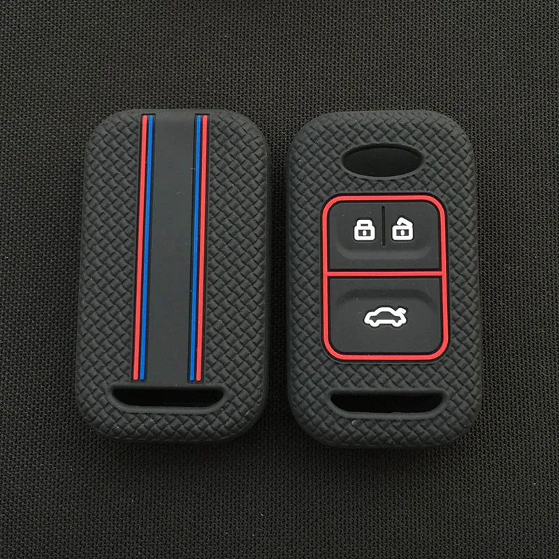 WRDD Autoschlüssel Schlüssel Hülle Schlüsselanhänger Tragbare Auto Key Case  Cover Tasche Mit Keychain Für Chery Tiggo 8 7 5X 2019 2020 Schutzfall Auto  Hülle (Farbe : Lila) : : Auto & Motorrad
