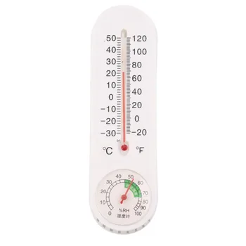 

Analog Household Thermometer Hygrometer Wall-mounted Tester Measure Thermometer Humidity For Home Office Brand New