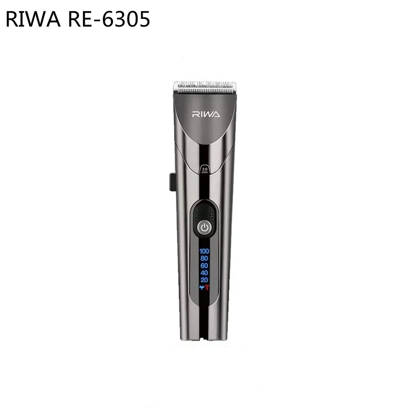 Оригинальная светодиодсветодиодный машинка для стрижки волос RIWA мужчин бытовая