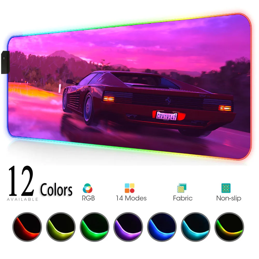 

Setup Gaming Rgb Led Gaming Mouse Pad Red Skyrim Led Mousepad Rgb Led Deskmat Rgb Carpet Led Keyboard Mat Retrowave DropShipping