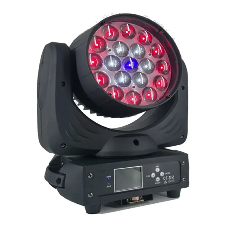 bar and night club decoration Mac Aura rgbw 19x15w 4in1 led moving head light LED wash moving head light zoom