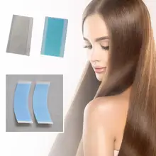 Клейкая лента для волос Двухсторонняя клейкая лента водостойкая для кружевного парика инструмент для наращивания волос водостойкая двухсторонняя клейкие полоски для волос