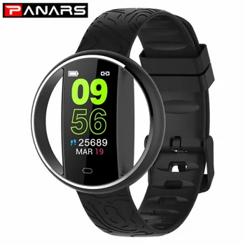 

PANARS Women Fashion Digital Smart Watches Hollow Out Steps Heart Rate Sports Multi-function Wristwatches for Female Pink 2019