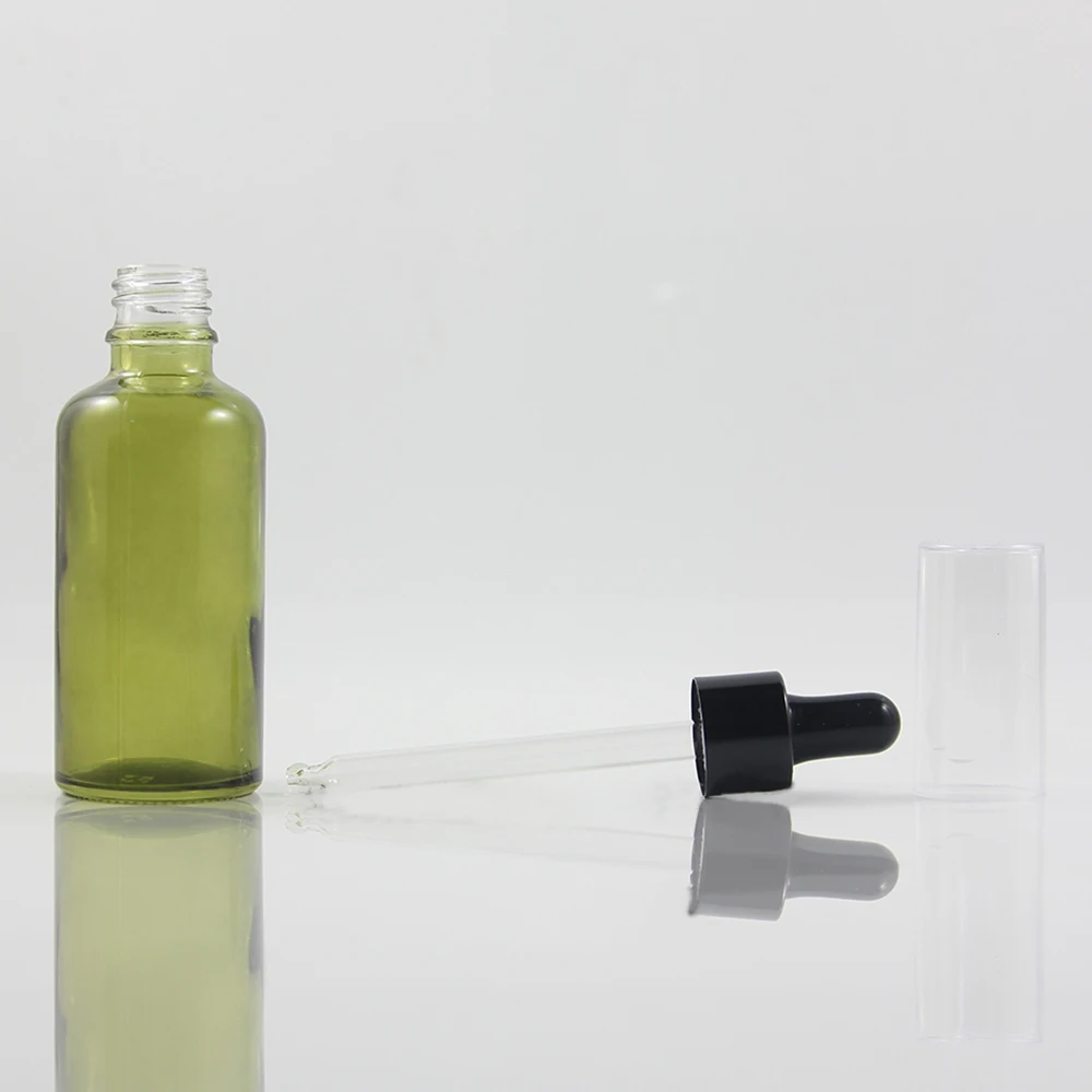 olive colour 50 мл розовый/оливковое масло эфирные духи контейнер Пипетка для жидкости бутылка - Цвет: olive colour