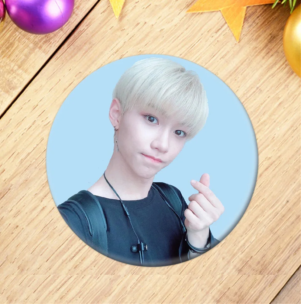 Kpop бродячий детский альбом, эмблема для фото, жёлтый деревянный значок для фанатов, коллекция подарков, kpop бродячие Детские принадлежности, хорошее качество