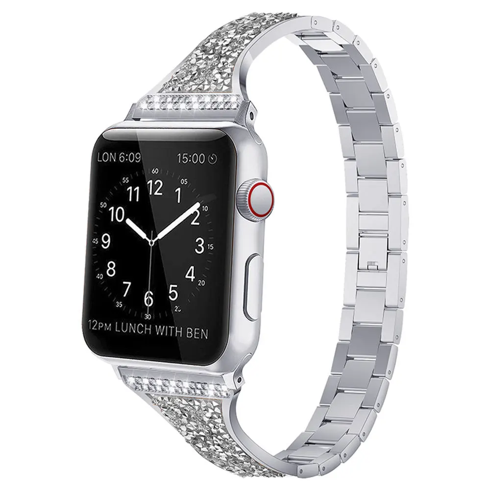 

Браслет из нержавеющей стали для Apple iWatch Series 7 6 SE 5 4 3 2 44 41 45 38 мм