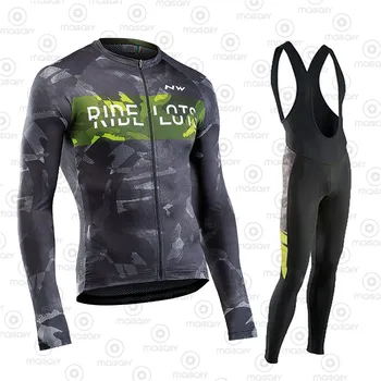 

Cycling Jersey 2020 Pro Team Ropa Ciclismo Hombre summer Cycling Set MTB Cycling Clothing long sleeve Cycling Bib Pants Set