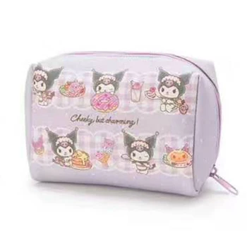 

LISM Kuromi Melody Frog Fashion Anime Cosmetic Bags Zipper Travel Makeup Bag Storage Girls New