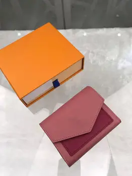 

Luxury Brand genuine leather Wallet Women Holder Ladies Buckle Banknote credit card Purses fashion money bag women wallet