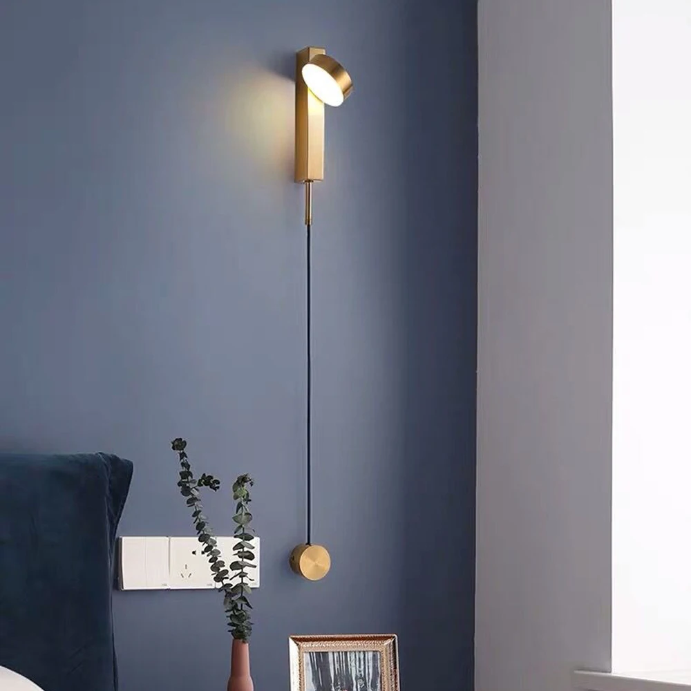 Modern LED Wall Lamp with Dimmable Switch for Living room Art Wall Light Nordic Wall Lighting Fixtures Indoor Decoration H198f1f56abb44146b9e5dc86e51d397fy