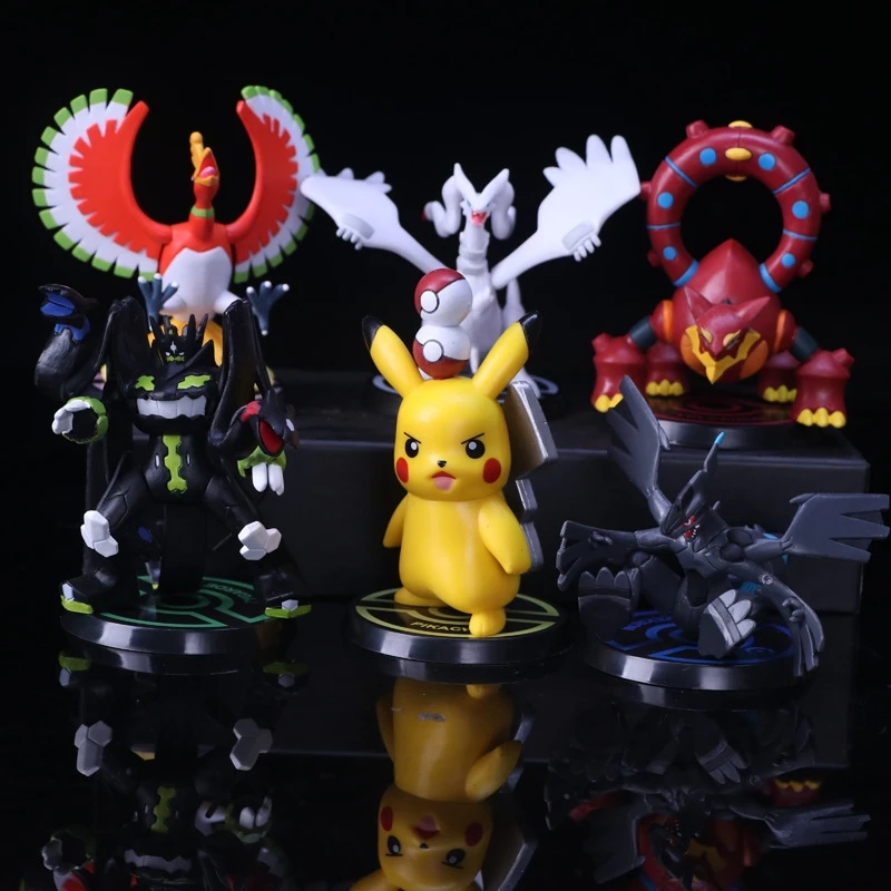 TAKARA TOMY Pokemon 10 го поколения 5 8 см Пикачу ресхирам зекром аниме пресс форма горячие