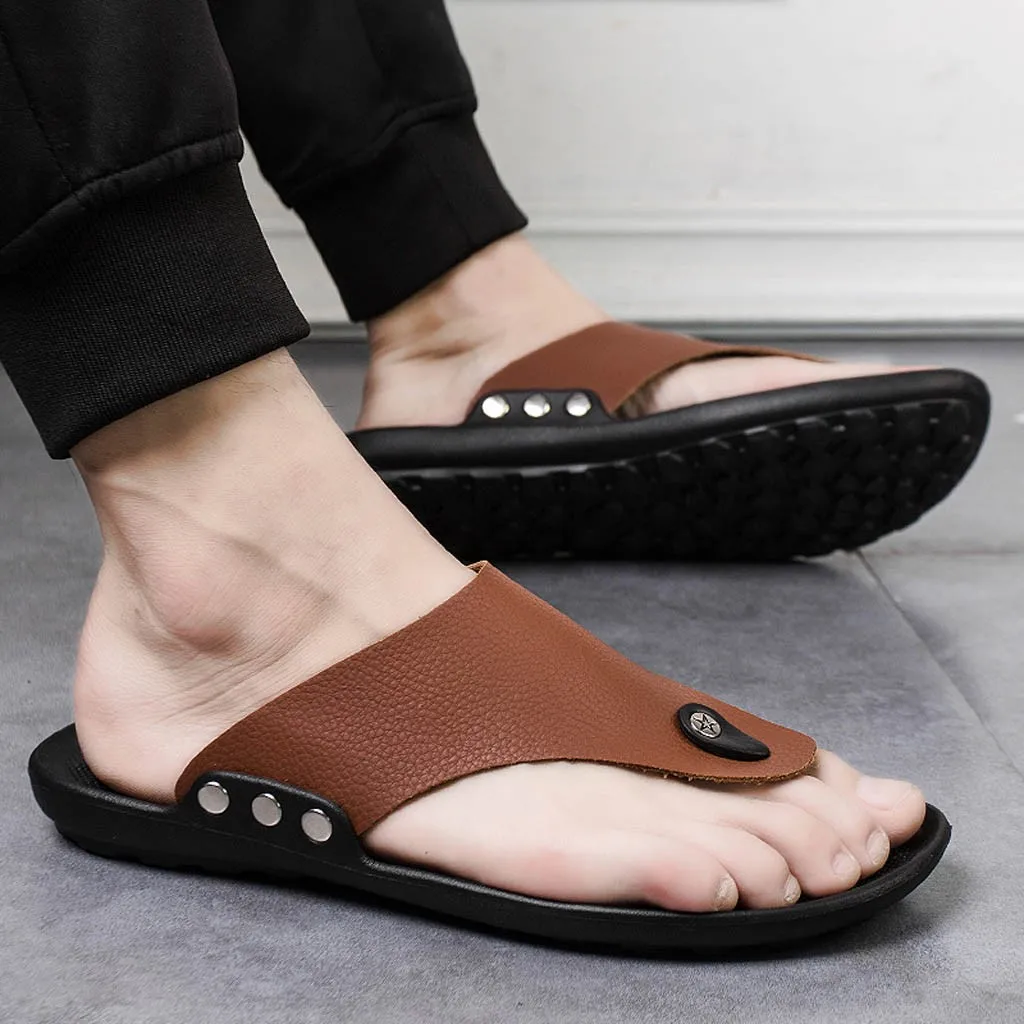 high quality mens flip flops