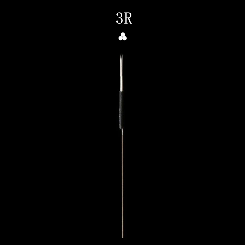 3R needles 500 шт 1R иглы для макияжа бровей для перманентного макияжа Хорошее качество традиционные иглы для макияжа независимая посылка - Габаритные размеры: 3R needles