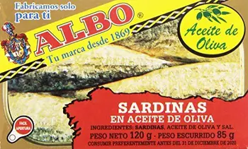

Albo - Sardinas en aceite de oliva 85 gr - Pack de 3 (Total 255 grams)