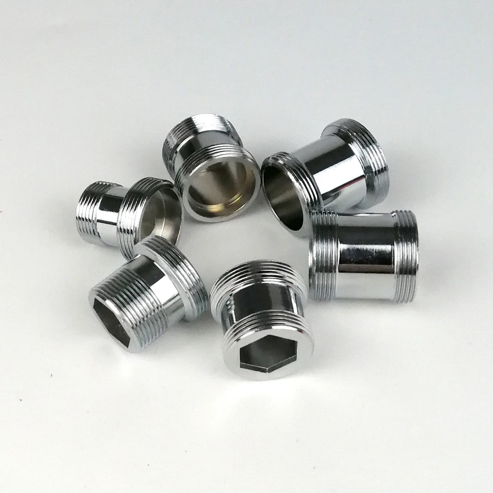 ZYR TSAKJ Faucet Aerator Adapter Brass Male M16 M18 M20 M21 M22 M24 Long Thread Spout Connecter Pipe Fittings Water Purifier Accessories Color : M16M22