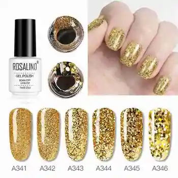 

6pcs Rosalind Gel Nail Polish Nail Gel Polish UV Varnish Set &Kit For Manicure Semi Permanent Lacquer Soak Off Nail Art