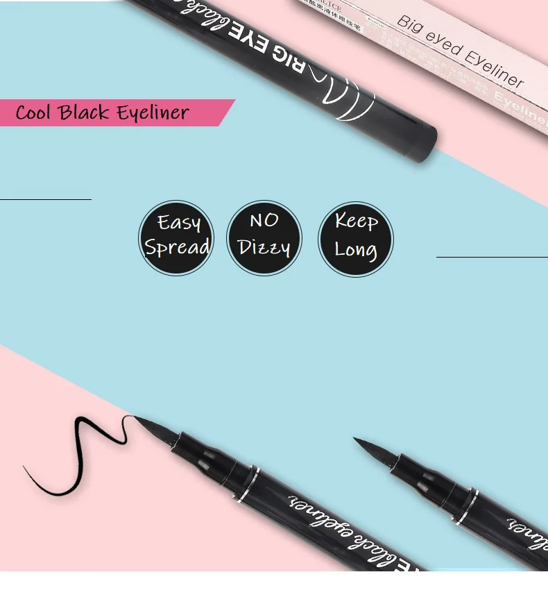 

Eyeliner Pen Waterproof Sweat-Proof Eyeliner Pen Durable No dizzy Long Lasting Makeup For Beginner Makeup Eyeliner Liquid Pen