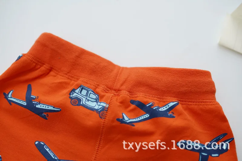 Tc-1367 детская одежда; детские брюки на гусеничном ходу; Новинка года; Летние Стильные шорты для маленьких мальчиков с принтом самолета и машины
