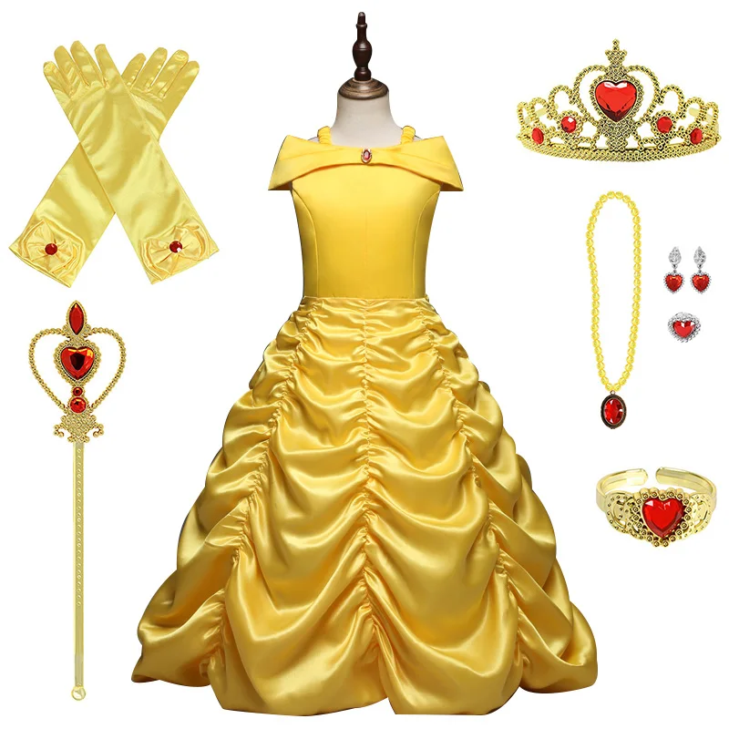Closeout Costume Princess-Dress Children Clothing Cosplay Girl Kids Summer 10-Years for 6 8/10-years/Girls/Halloween 9gLVWEW3R