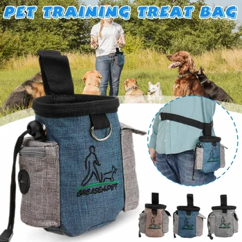 

Outdoor Pet Dog Treat Pouch Portable Dog Training Bags Pet Food Container Puppy Snack Reward Waist Bag Acceesories Garden