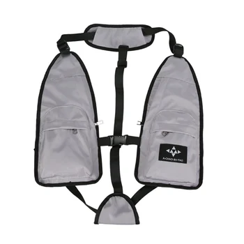 

Military Jacket Multi Pockets Fashion Hip Hop Sleeveless Vest Chest Rig Bag for Men 2019 Streetwear Tactical Solid men's vest