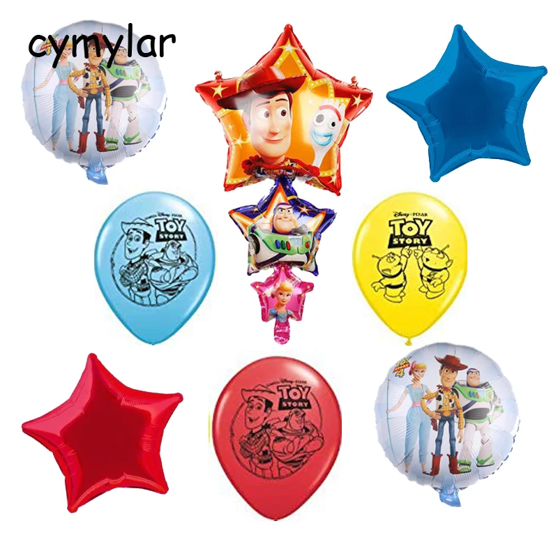 

1 set Cartoon Toy Story Bo Peep Foil balloon Buzz Light Balloon baby shower birthday party decorations globos