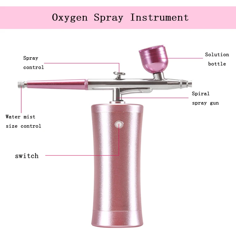 Нано для лица Кислородная Машина Для Инъекции воды спрей для лица Инструменты для красоты для кожи Мягкий увлажняющий лицо массажер кожи