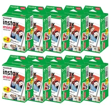 Пленка Fujifilm instax mini 9 mini11, 10-100 листов, белая, 3 дюйма, широкая пленка для мгновенной камеры mini 8 7s 25 50s 90, фотобумага