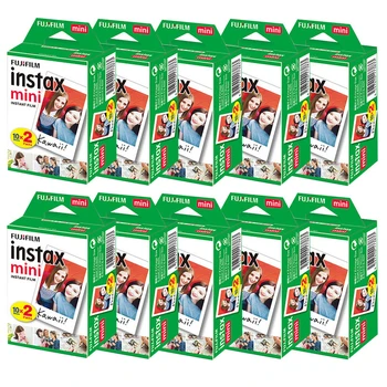 10-100 sheets Fujifilm instax mini 9 mini11 film white Edge 3 Inch wide film for Instant Camera mini 8 7s 25 50s 90 Photo paper 1
