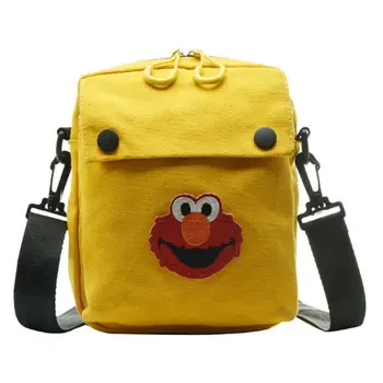

Womens Canvas Bucket Shoulder Bag Mini Portable Bucket look Handbag Travel Tote