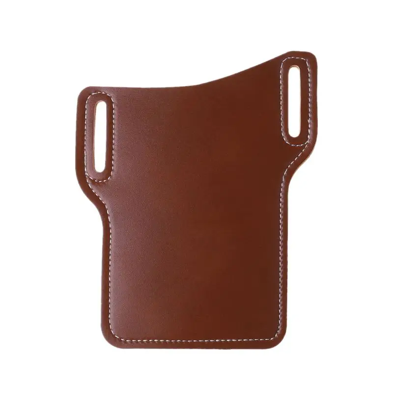 

Universal Retro Artificial Leather Mobile Phone Carrier Belt Pouch Men Waterproof Cellphone Loop Holster Protection Case Waist B