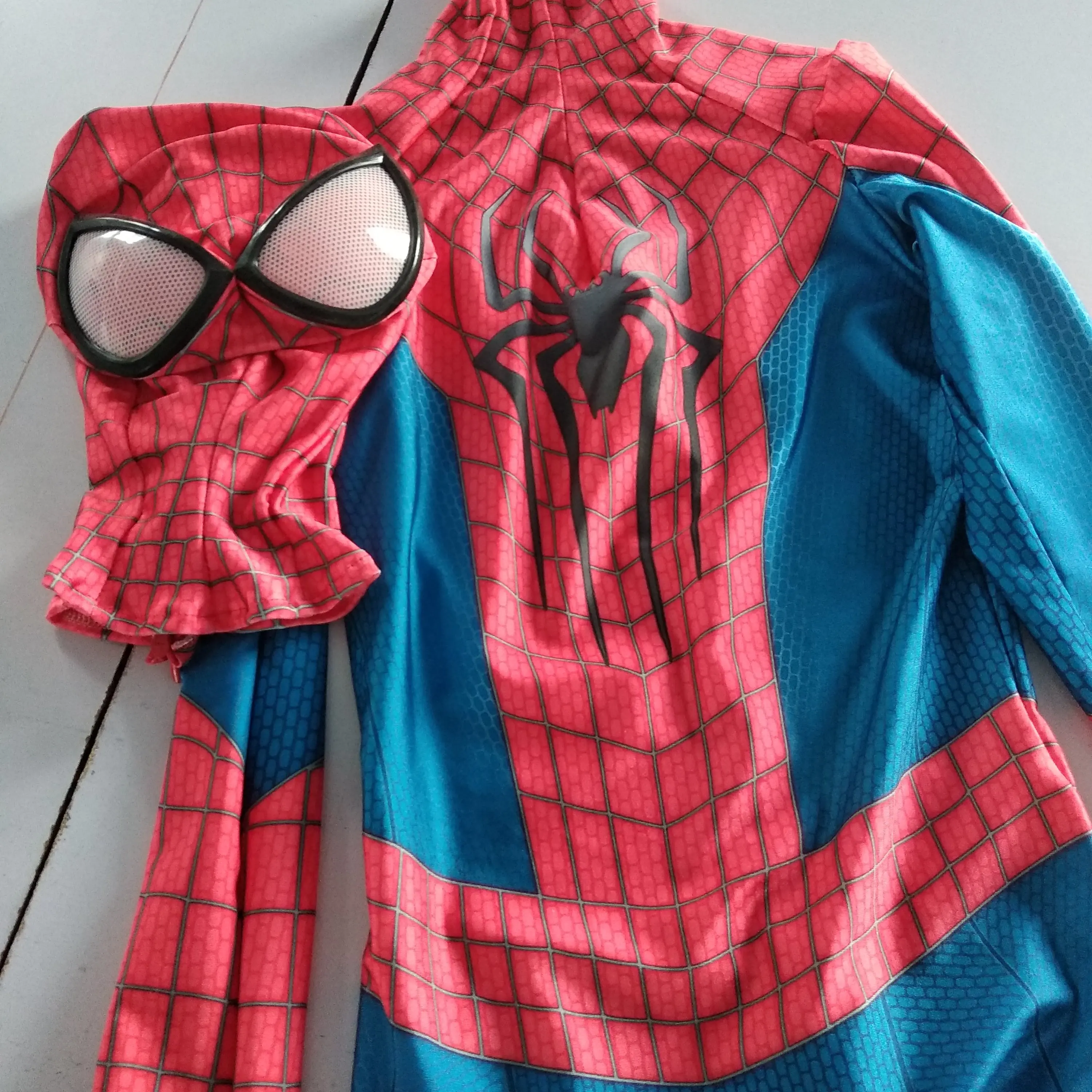 //  V4 ǻ Enfants l& incroyable Dguisement ҷ Tasm2 Zentai Cosplay Costume Lycra Corps Complet