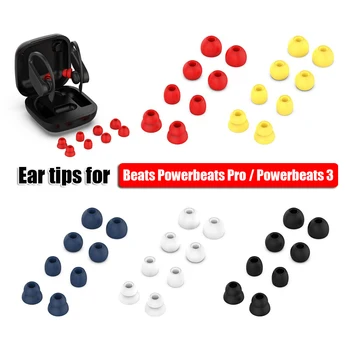 

4 pairs New Replacement Silicone Earbuds Ear tips In-Ear Earphone Cover Cap for Beats Powerbeats 3 Pro Earphone Accessories