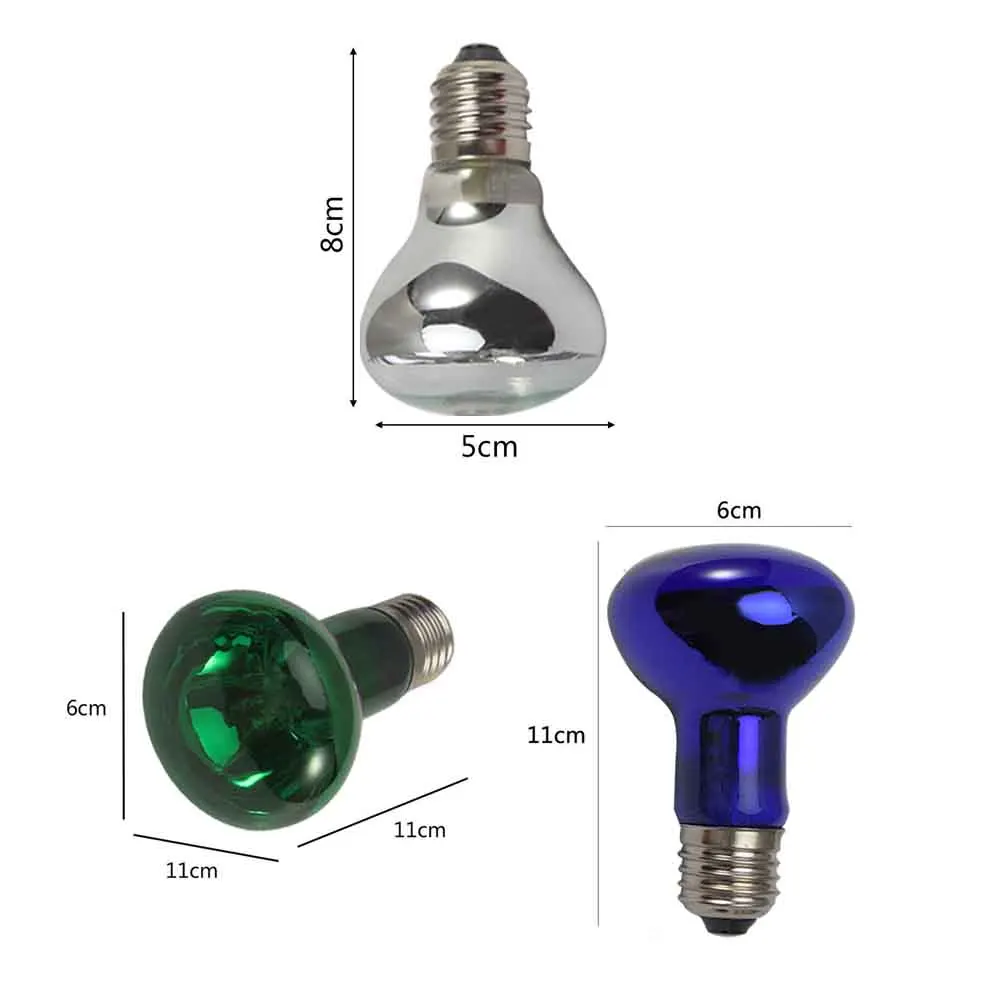 Тепловая лампа для рептилий E27 25/50/75/100 Вт|Освещение аквариума| |