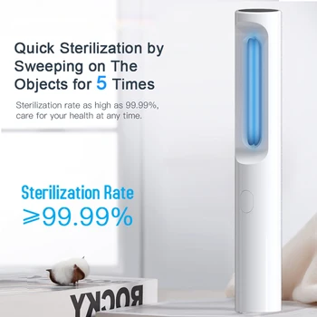 

USB Portable UVC Sterilization Stick Disinfection Rod Personal Care Traveling Sterilizer UV Sanitizer Light Cold Cathode UV Lamp