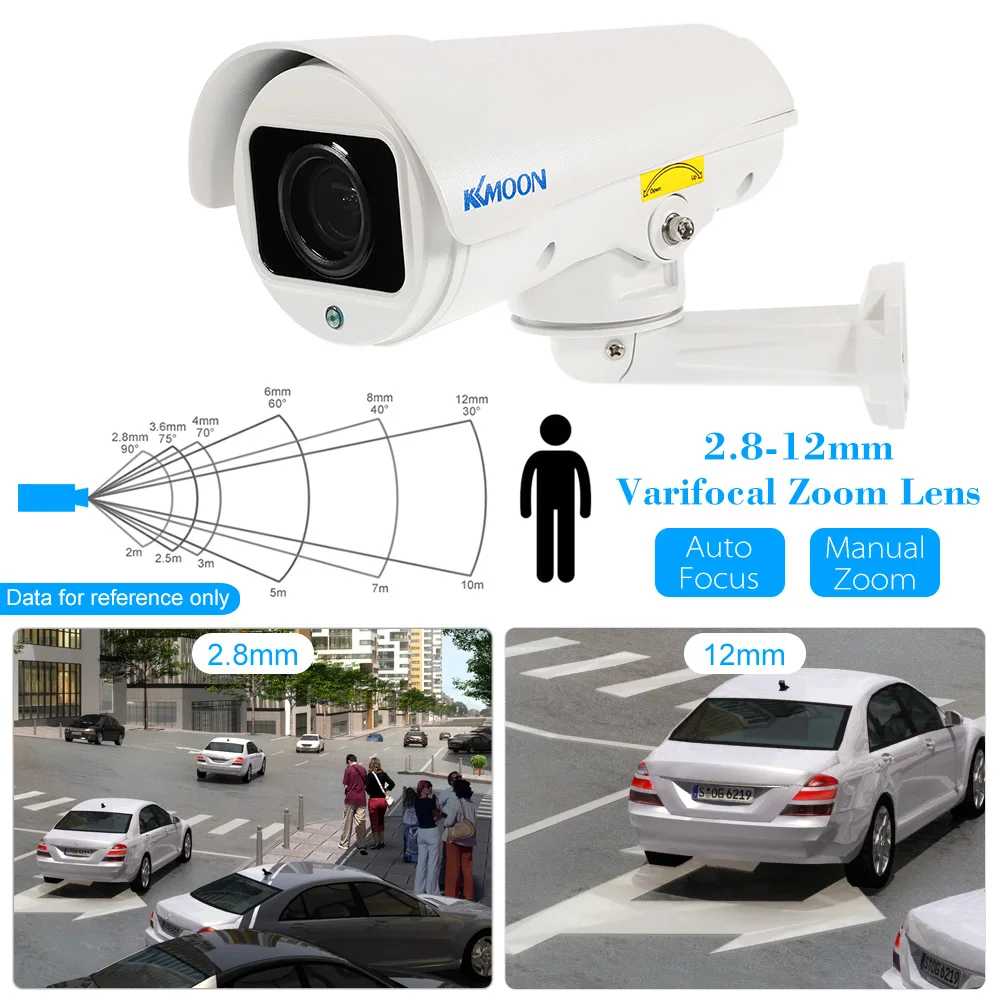 KKmoon 1080P HD 2.0MP пуля PTZ IP камера IP66 Всепогодная Поддержка телефон приложение управление Обнаружение движения ночное видение